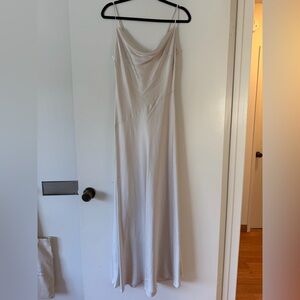 Express Cream Maxi Dress